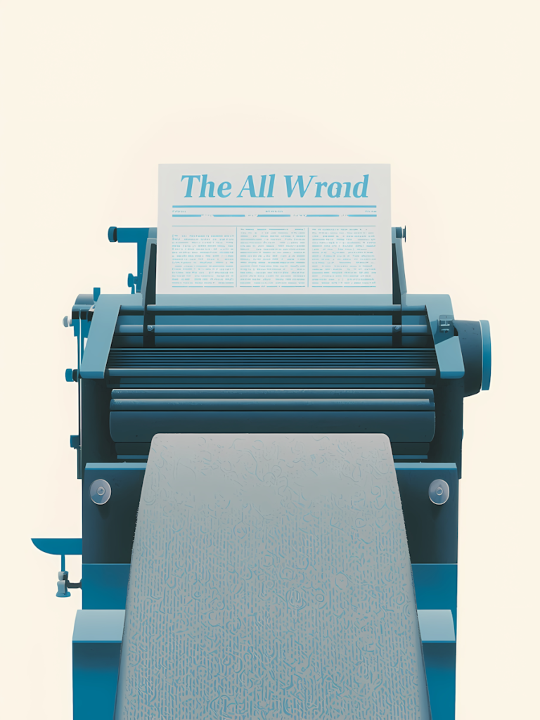 vintage printing press